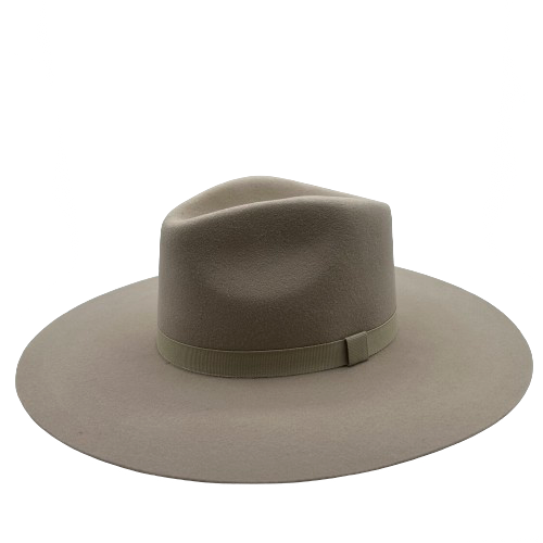 Chestnut Felt Flat Brim