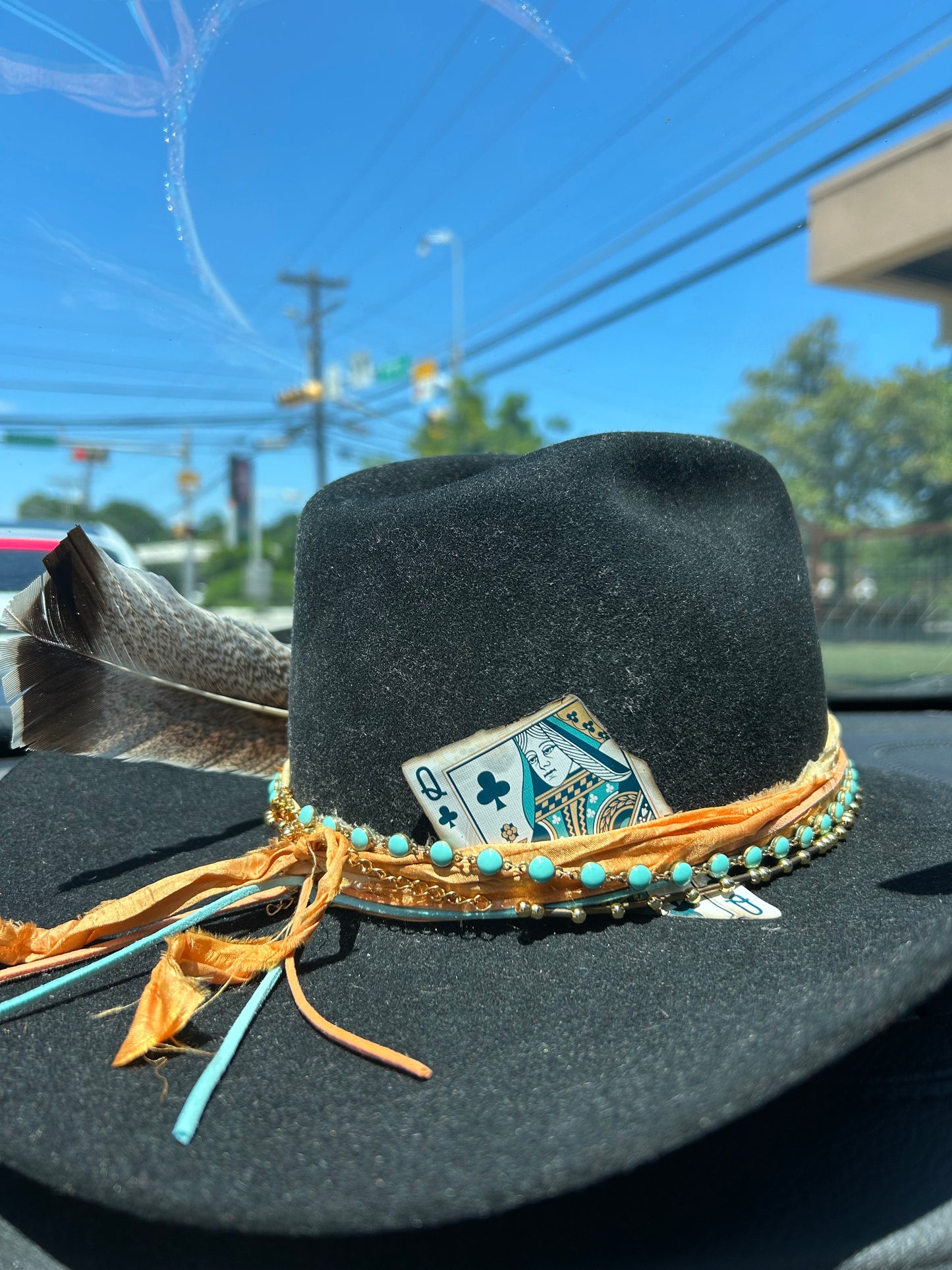 Black Felt Cowboy Hat